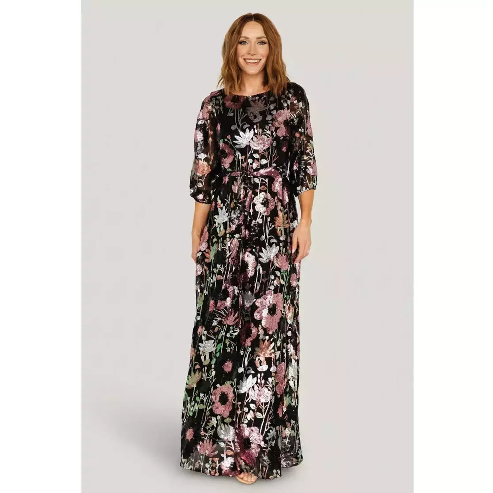 Baltic Born Destiny Sequin Maxi Dress | Black Multi Size SS - Picture 4 of 5
